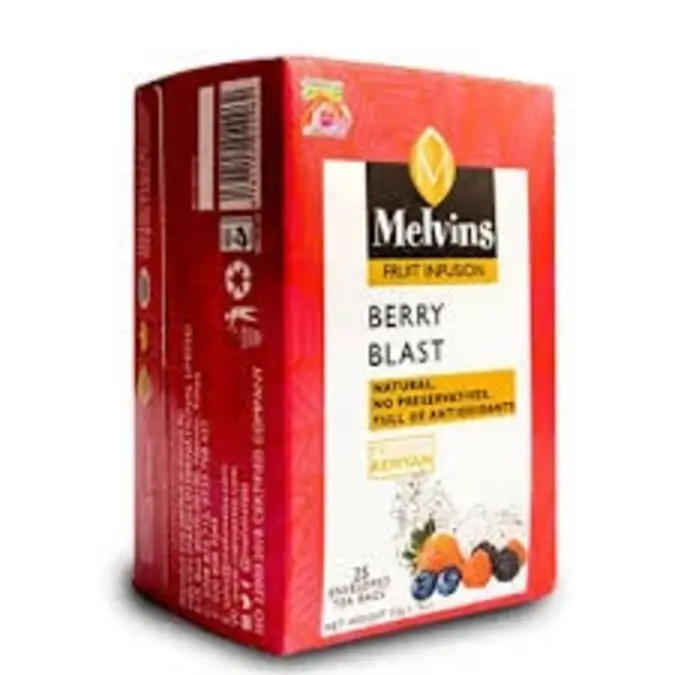 Melvins Berry Burst Tea Bags 25'S